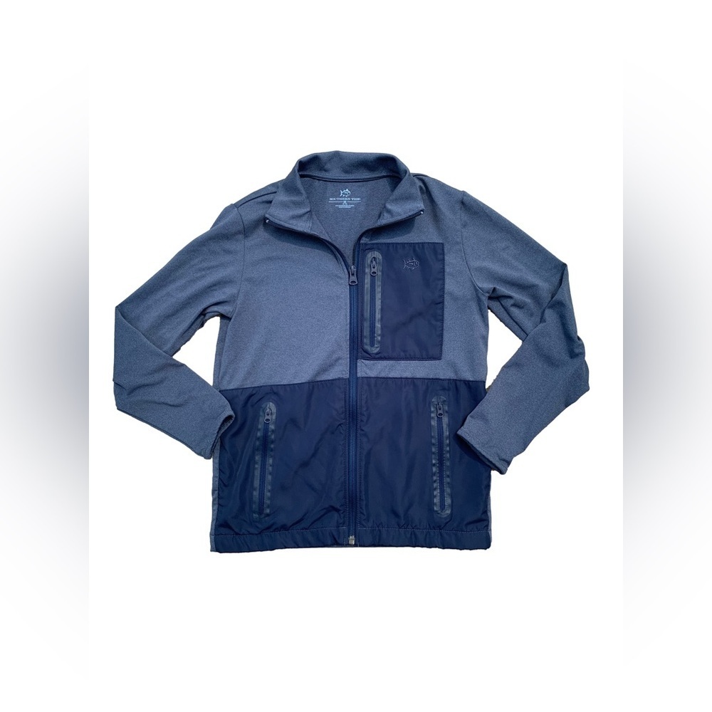 Southern Tide Size M, 8-10, Sea Foam Performance Zip Up Jacket